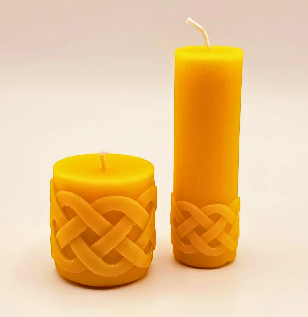 Dreaming Bee – Celtic Beeswax Candle Set