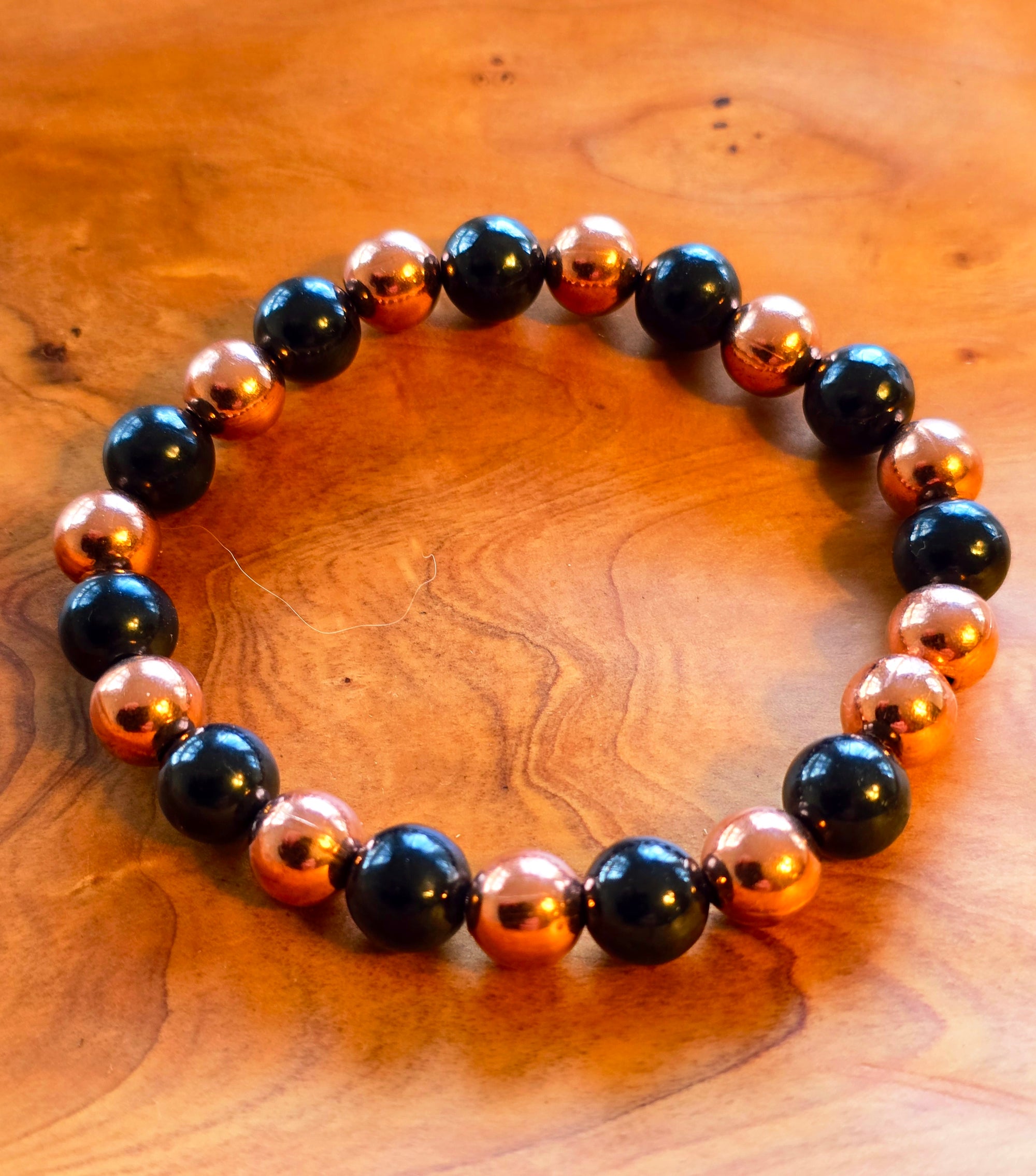 The Alchemist — Shungite & Copper Bracelet