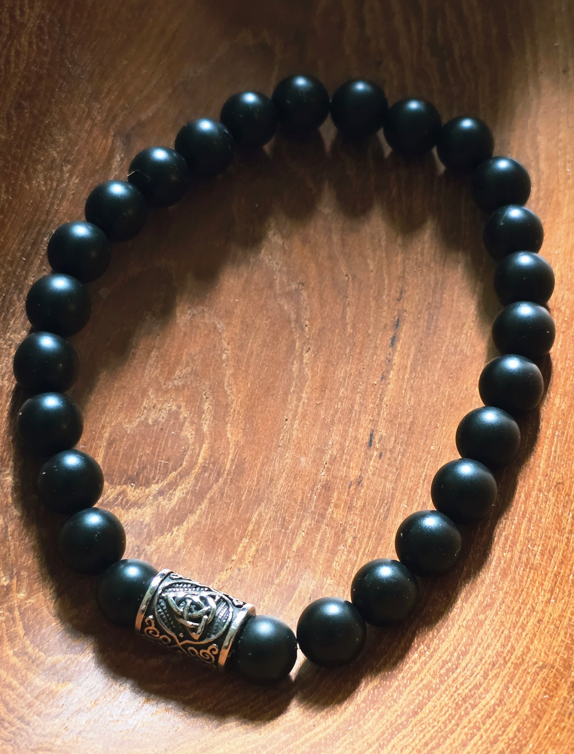 Matte Black Onyx Bracelet