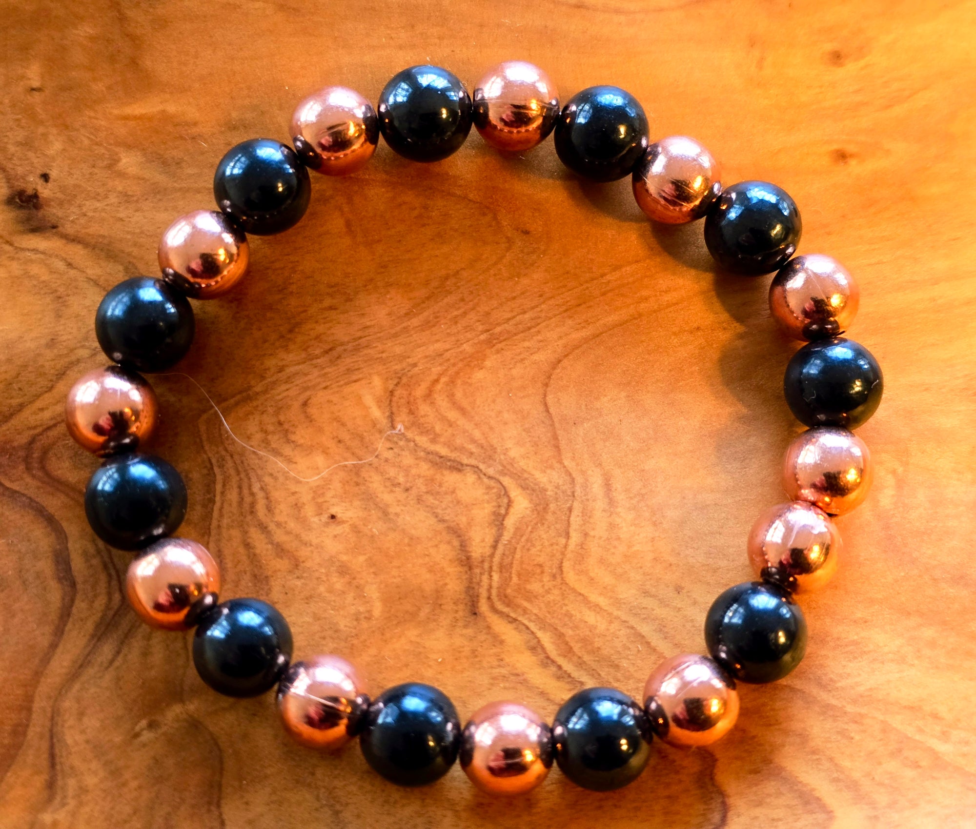 The Alchemist — Shungite & Copper Bracelet