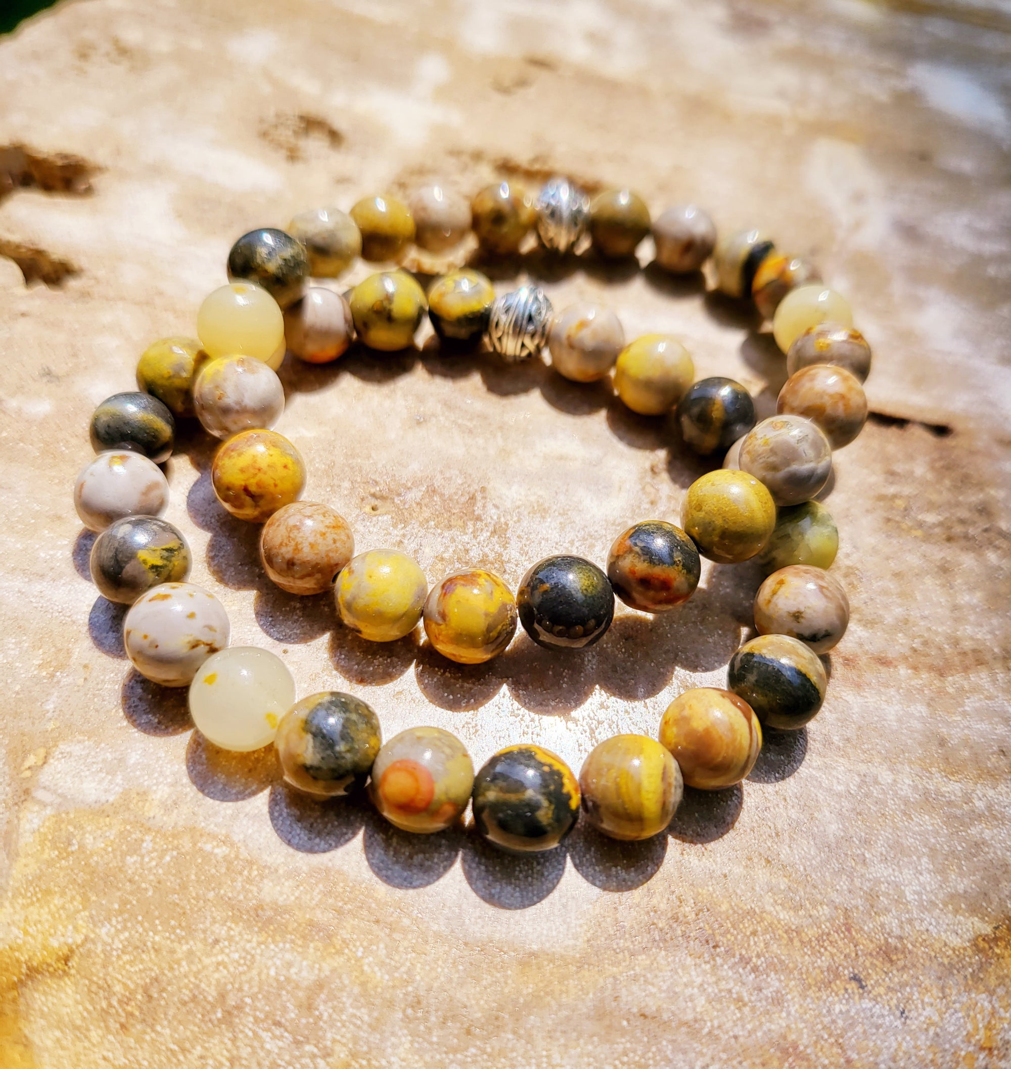 Bumblebee Jasper Bracelet - Rare