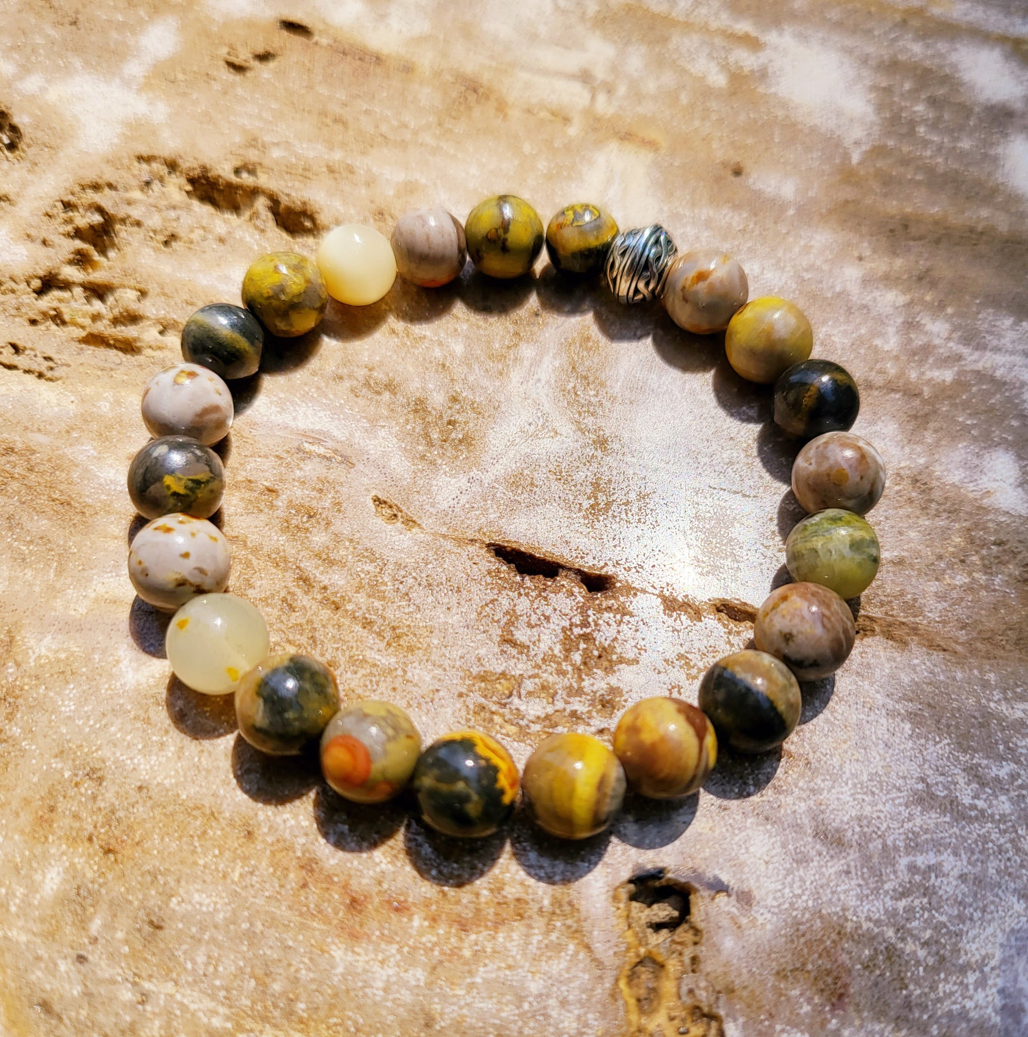 Bumblebee Jasper Bracelet - Rare